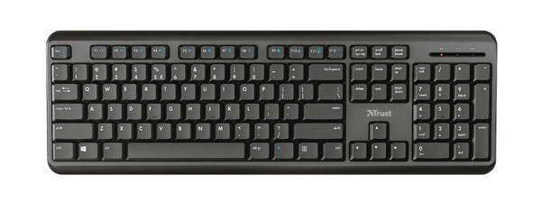 Trust Ody Tastatur Büro RF Wireless QWERTZ Deutsch Schwarz