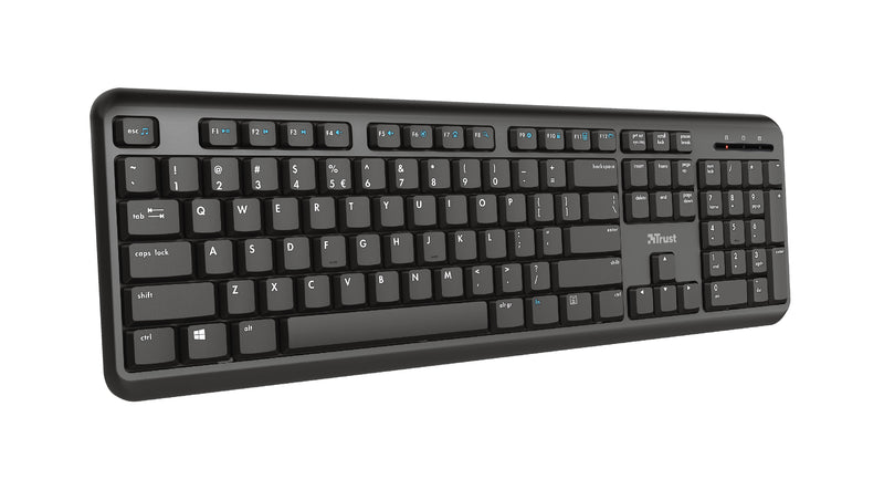 Trust Ody Tastatur Büro RF Wireless QWERTZ Deutsch Schwarz