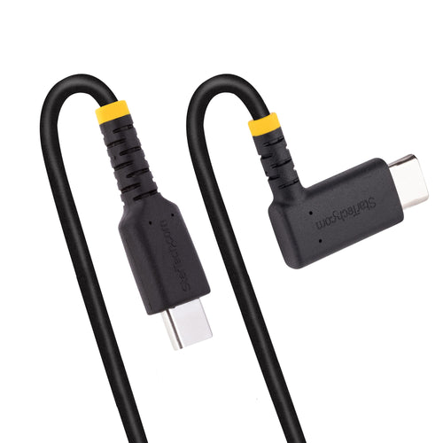 StarTech 1 m USB-C Ladekabel Mit Winkelstecker und 60W PD Robust USB-Kabel 24 pin (M)