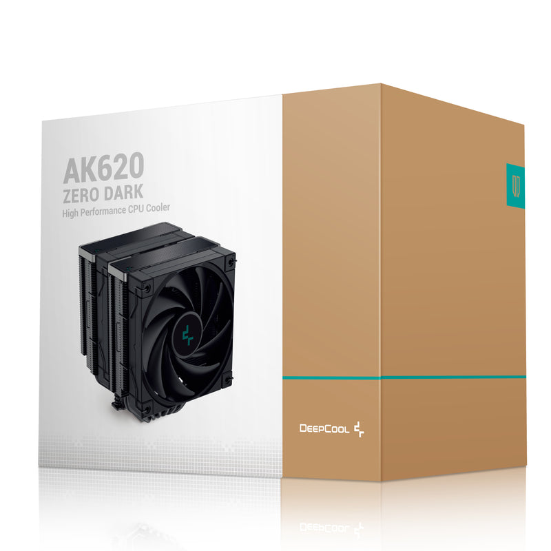 DeepCool AK620 ZERO DARK Prozessor Luftkühlung 12 cm Schwarz 1 Stück(e)
