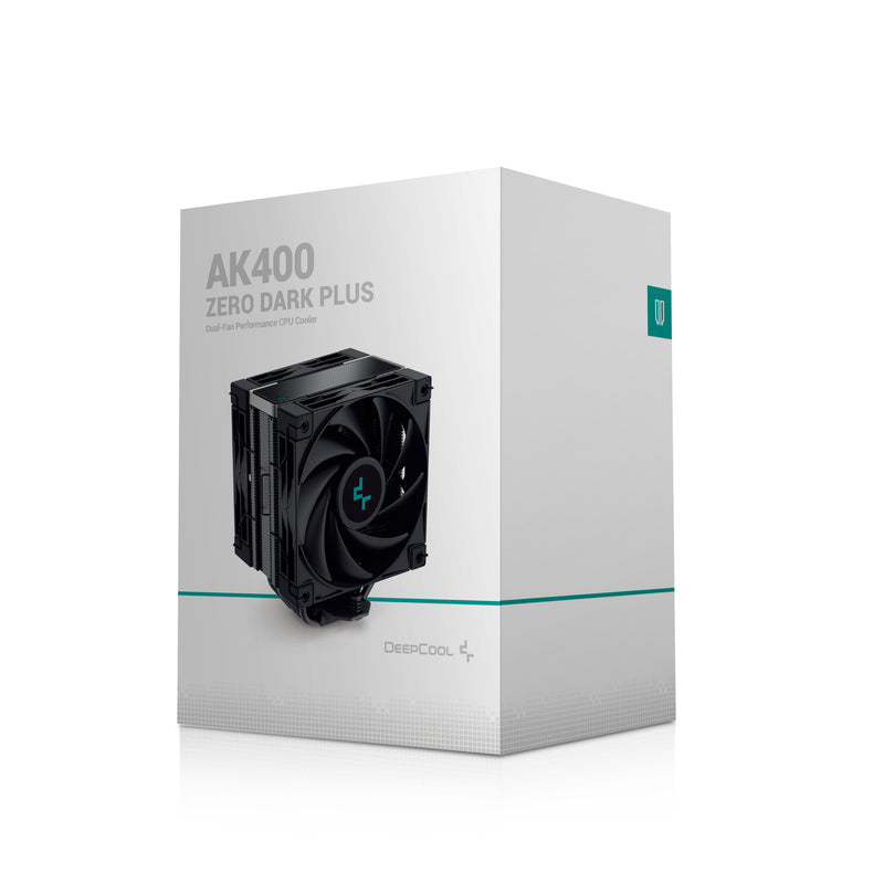 DeepCool AK400 ZERO DARK PLUS Prozessor Luftkühlung 12 cm Schwarz 1 Stück(e)