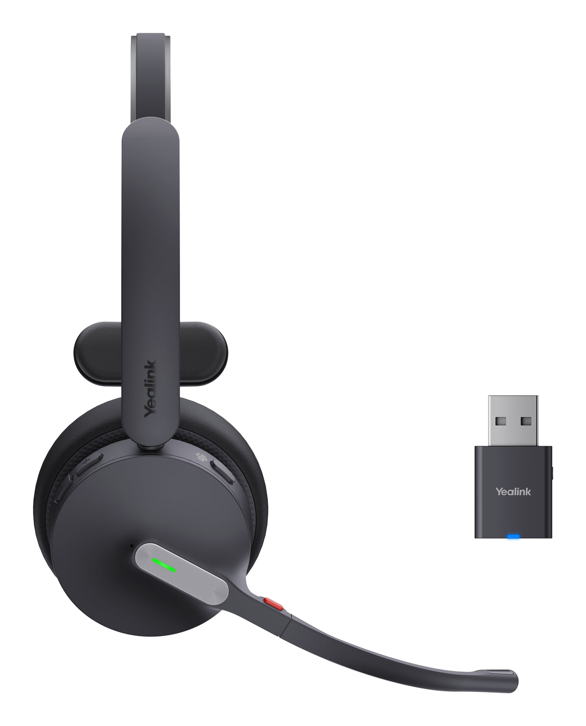 Yealink WH64 Hybrid Mono Teams Kopfhörer Kabellos Kopfband Büro/Callcenter Mikro-USB Bluetooth Schwarz