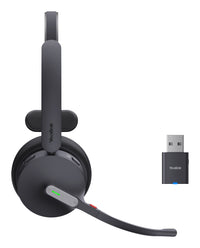 Yealink WH64 Hybrid Mono Teams Kopfhörer Kabellos Kopfband Büro/Callcenter Mikro-USB Bluetooth Schwarz