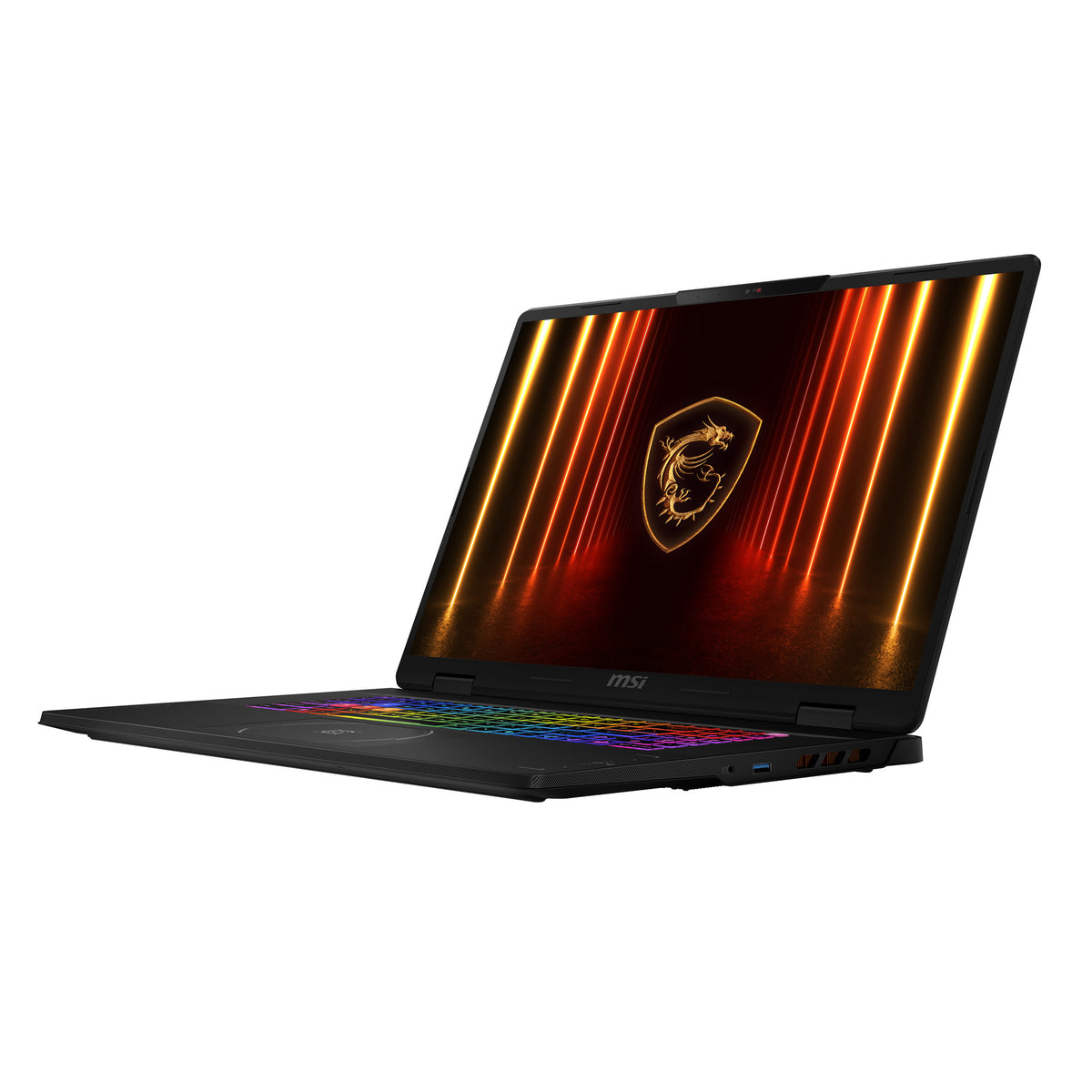 MSI Crosshair A18 HX A8WFKG-044FR AMD Ryzen™ 9 8940HX Laptop 45,7 cm (18") Quad HD+ 32 GB DDR5-SDRAM 1 TB SSD NVIDIA GeForce RTX 5060 Laptop GPU Wi-Fi 6E (802.11ax) Windows 11 Home Schwarz AZERTY Französisch