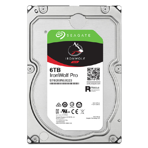 Seagate IronWolf Pro ST6000NT001 Interne Festplatte 6 TB 7200 RPM 256 MB 3.5"