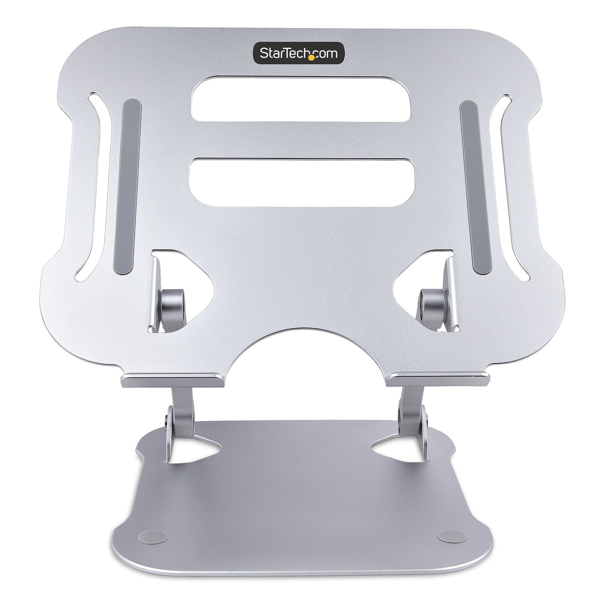 StarTech.com Tisch Laptopständer - Laptoperhöhung aus Aluminium, Tragbar, Faltbar, Schwenkbar - Tragkraft 10kg - Laptophalterung - Höhenverstellbarer Ergonomischer Notebookständer
