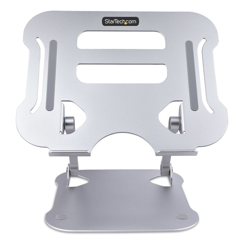 StarTech.com Tisch Laptopständer - Laptoperhöhung aus Aluminium, Tragbar, Faltbar, Schwenkbar - Tragkraft 10kg - Laptophalterung - Höhenverstellbarer Ergonomischer Notebookständer