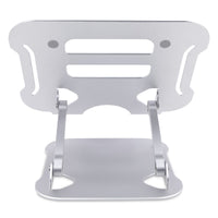 StarTech.com Tisch Laptopständer - Laptoperhöhung aus Aluminium, Tragbar, Faltbar, Schwenkbar - Tragkraft 10kg - Laptophalterung - Höhenverstellbarer Ergonomischer Notebookständer