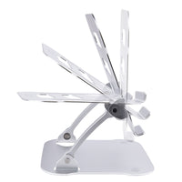 StarTech.com Tisch Laptopständer - Laptoperhöhung aus Aluminium, Tragbar, Faltbar, Schwenkbar - Tragkraft 10kg - Laptophalterung - Höhenverstellbarer Ergonomischer Notebookständer