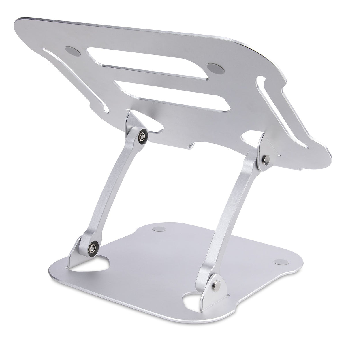 StarTech.com Tisch Laptopständer - Laptoperhöhung aus Aluminium, Tragbar, Faltbar, Schwenkbar - Tragkraft 10kg - Laptophalterung - Höhenverstellbarer Ergonomischer Notebookständer