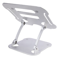 StarTech.com Tisch Laptopständer - Laptoperhöhung aus Aluminium, Tragbar, Faltbar, Schwenkbar - Tragkraft 10kg - Laptophalterung - Höhenverstellbarer Ergonomischer Notebookständer