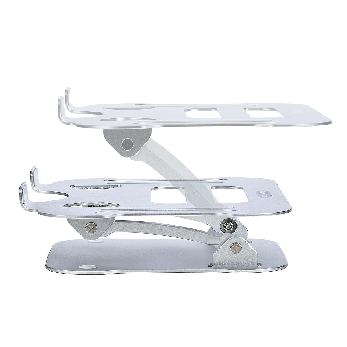 StarTech.com Tisch Laptopständer - Laptoperhöhung aus Aluminium, Tragbar, Faltbar, Schwenkbar - Tragkraft 10kg - Laptophalterung - Höhenverstellbarer Ergonomischer Notebookständer
