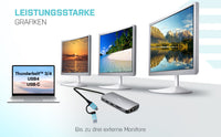 i-tec USB 3.0 USB-C/Thunderbolt 3x Display Metal Nano Dock with LAN + Power Delivery 100 W