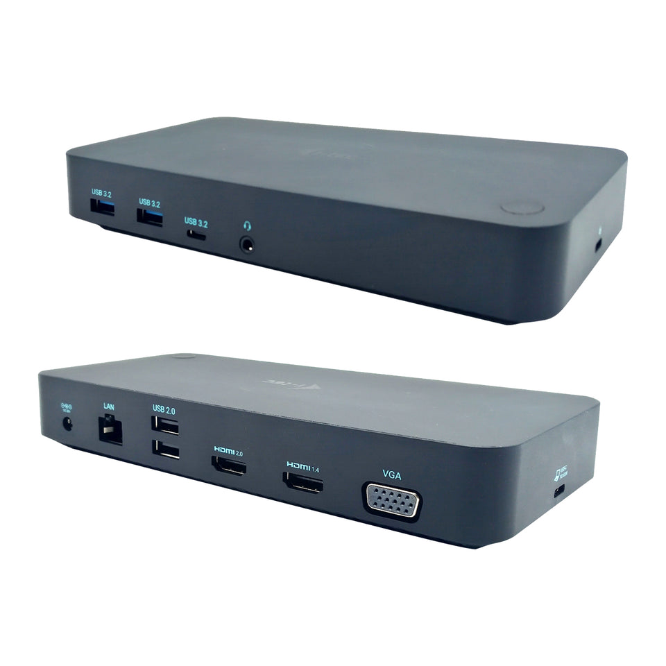 i-tec USB 3.0/USB-C/Thunderbolt, station d'accueil 3x écrans + Power Delivery 100W
