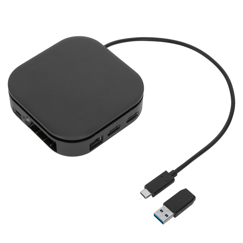 Targus DOCK116GLZ laptop-dockingstation & portreplikator Kabelgebunden USB 3.2 Gen 2 (3.1 Gen 2) Type-C Schwarz