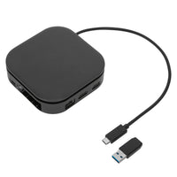 Targus DOCK116GLZ laptop-dockingstation & portreplikator Kabelgebunden USB 3.2 Gen 2 (3.1 Gen 2) Type-C Schwarz