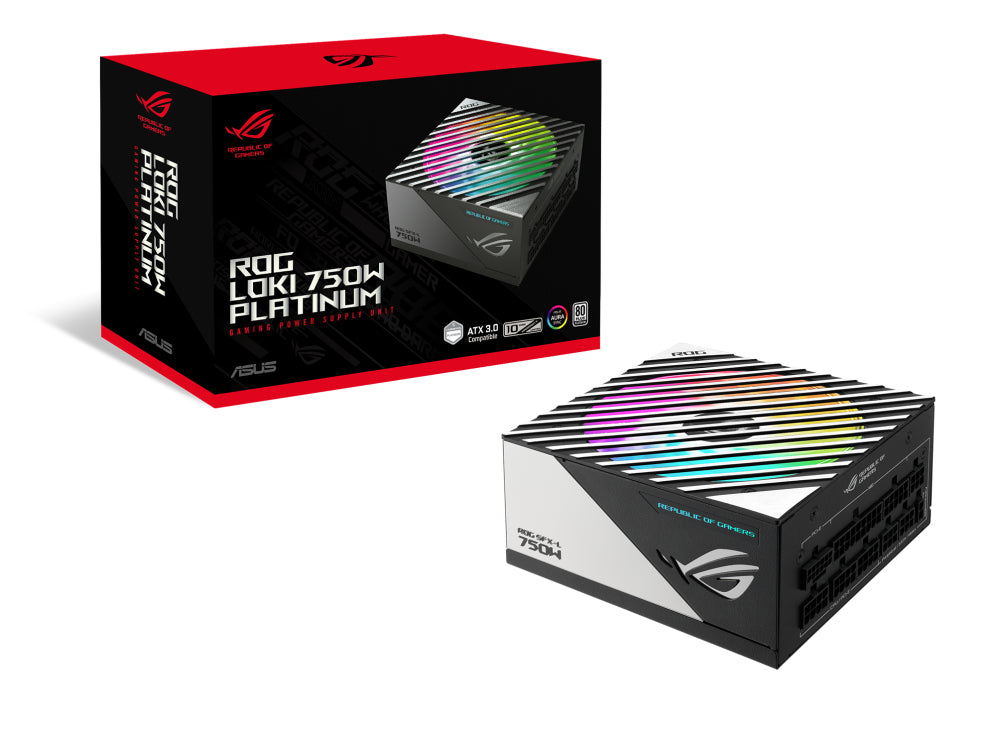 ASUS ROG Loki SFX-L 750W Platinum Netzteil 20+4 pin ATX Schwarz, Silber