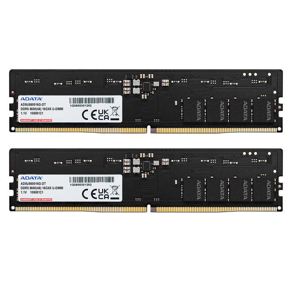 ADATA DDR5 5600 U-DIMM Speichermodul 32 GB 2 x 16 GB 288-pin DIMM ECC