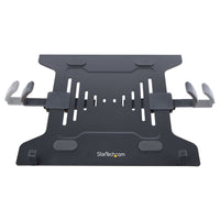 StarTech.com Monitor und Laptop halterung - Monitorarm/Notebookarm mit Tischhalterung - Monitore bis 34 Zoll (8kg) und Laptops (4.5kg) - Schwenkbarer/Höhenverstelbarer Laptop/Monitorständer