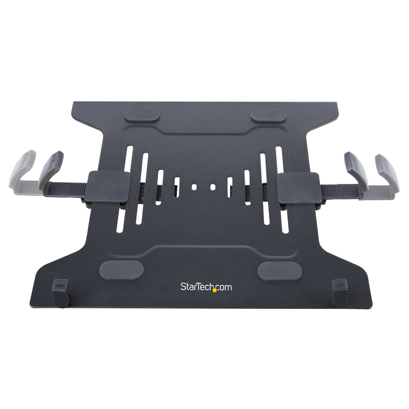 StarTech.com Monitor und Laptop halterung - Monitorarm/Notebookarm mit Tischhalterung - Monitore bis 34 Zoll (8kg) und Laptops (4.5kg) - Schwenkbarer/Höhenverstelbarer Laptop/Monitorständer