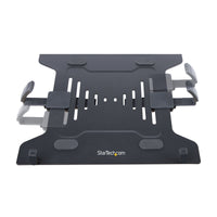 StarTech.com Monitor und Laptop halterung - Monitorarm/Notebookarm mit Tischhalterung - Monitore bis 34 Zoll (8kg) und Laptops (4.5kg) - Schwenkbarer/Höhenverstelbarer Laptop/Monitorständer