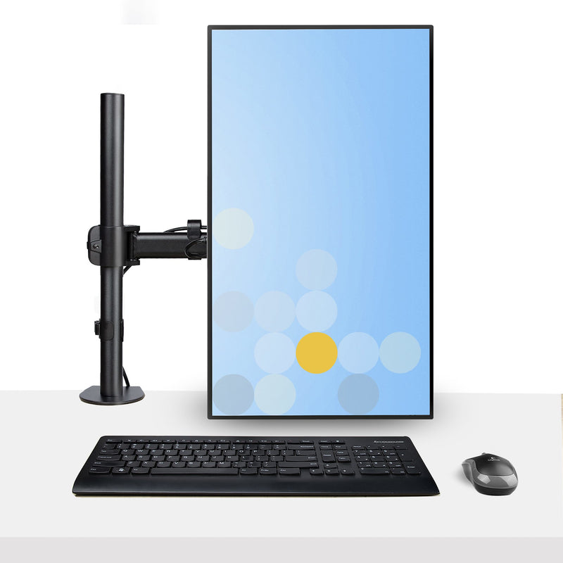 StarTech.com Monitor und Laptop halterung - Monitorarm/Notebookarm mit Tischhalterung - Monitore bis 34 Zoll (8kg) und Laptops (4.5kg) - Schwenkbarer/Höhenverstelbarer Laptop/Monitorständer