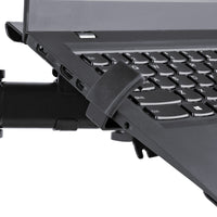 StarTech.com Monitor und Laptop halterung - Monitorarm/Notebookarm mit Tischhalterung - Monitore bis 34 Zoll (8kg) und Laptops (4.5kg) - Schwenkbarer/Höhenverstelbarer Laptop/Monitorständer