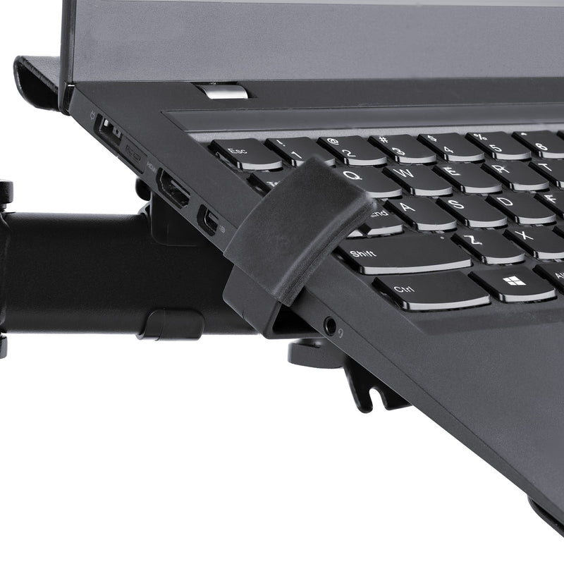 StarTech.com Monitor und Laptop halterung - Monitorarm/Notebookarm mit Tischhalterung - Monitore bis 34 Zoll (8kg) und Laptops (4.5kg) - Schwenkbarer/Höhenverstelbarer Laptop/Monitorständer