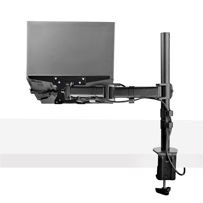 StarTech.com Monitor und Laptop halterung - Monitorarm/Notebookarm mit Tischhalterung - Monitore bis 34 Zoll (8kg) und Laptops (4.5kg) - Schwenkbarer/Höhenverstelbarer Laptop/Monitorständer