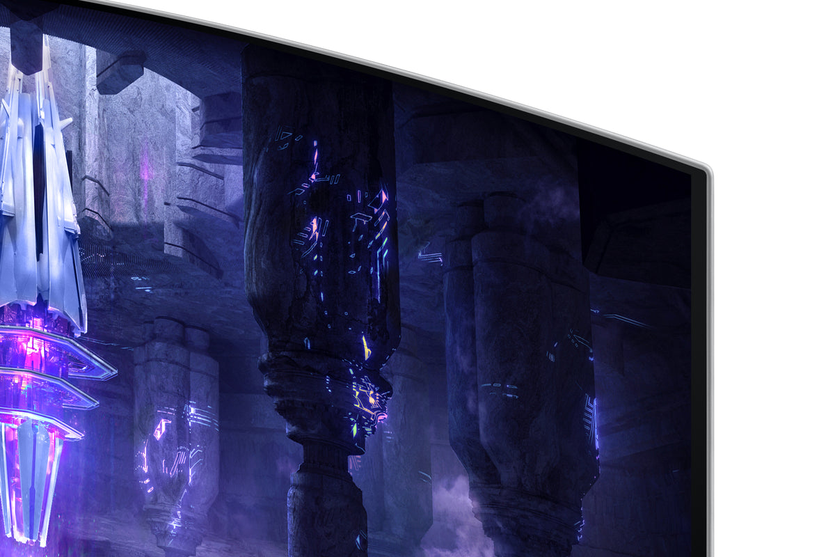 Samsung G85SB Computerbildschirm 86,4 cm (34") 3440 x 1440 Pixel UltraWide Quad HD OLED Silber
