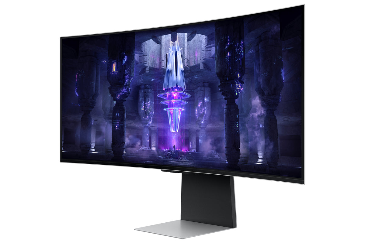 Samsung G85SB Computerbildschirm 86,4 cm (34") 3440 x 1440 Pixel UltraWide Quad HD OLED Silber
