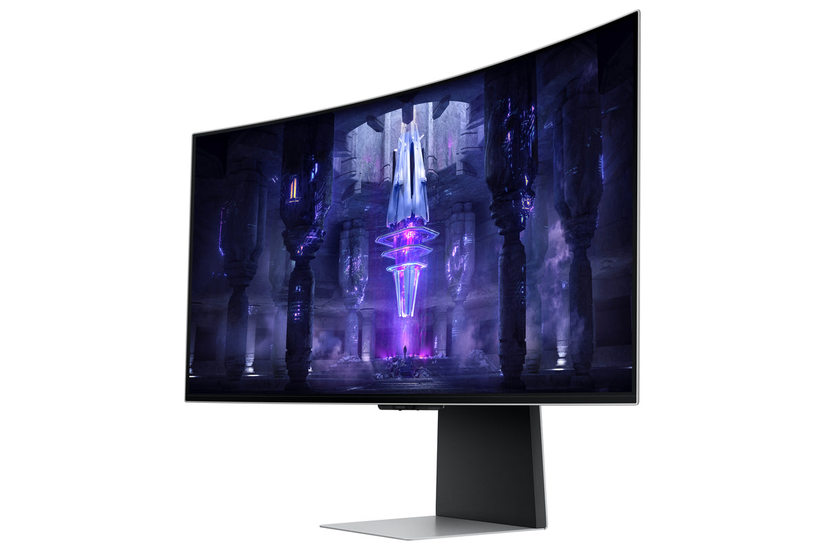Samsung G85SB Computerbildschirm 86,4 cm (34") 3440 x 1440 Pixel UltraWide Quad HD OLED Silber