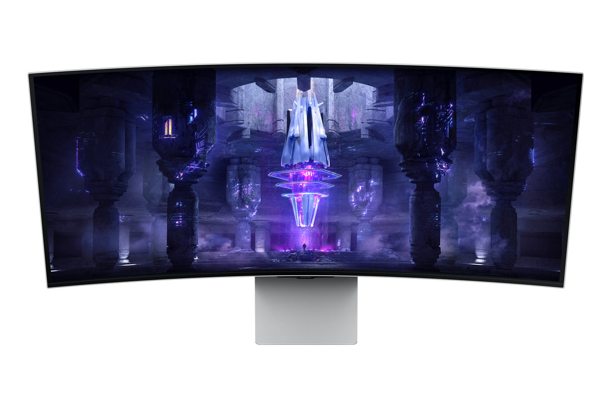 Samsung G85SB Computerbildschirm 86,4 cm (34") 3440 x 1440 Pixel UltraWide Quad HD OLED Silber