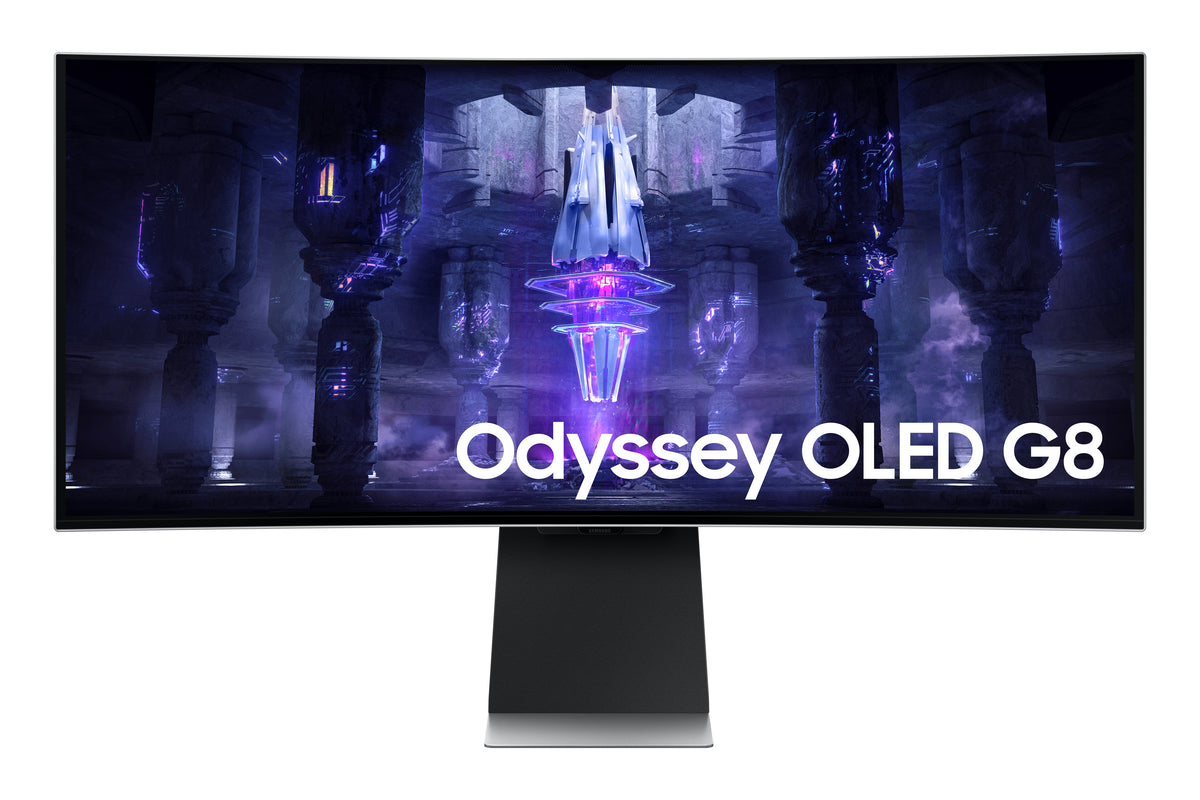 Samsung G85SB Computerbildschirm 86,4 cm (34") 3440 x 1440 Pixel UltraWide Quad HD OLED Silber