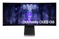Samsung G85SB Computerbildschirm 86,4 cm (34") 3440 x 1440 Pixel UltraWide Quad HD OLED Silber