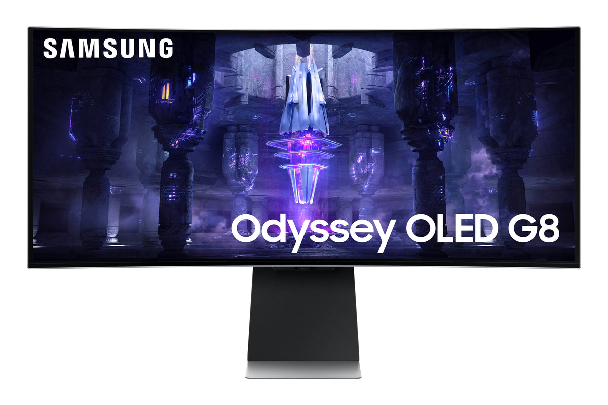 Samsung G85SB Computerbildschirm 86,4 cm (34") 3440 x 1440 Pixel UltraWide Quad HD OLED Silber