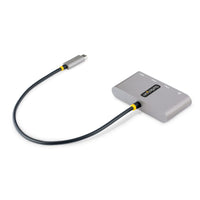 StarTech.com 3-Port USB-C Hub mit Ethernet - 3x USB-A - Gigabit Ethernet - Multi USB 3.0 5 Gbit/s - Thunderbolt 3 Adapter/Reiseadapter - 30cm Kabel - USB-C auf USB-A Splitter/Verteiler
