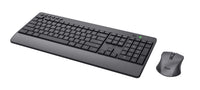 Trust Trezo Tastatur Maus enthalten Universal RF Wireless QWERTZ Deutsch Schwarz