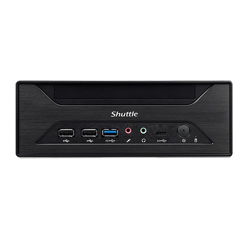 Shuttle XPC slim Barebone XH610 - S1700, Intel H610, 1xDP, 1xHDMI, 1x VGA, 2x COM (RS232), 2x LAN (2.5G and 1G), 1x slim 5.25", 2x 3.5", 2x M.2, 24/7 Dauerbetrieb