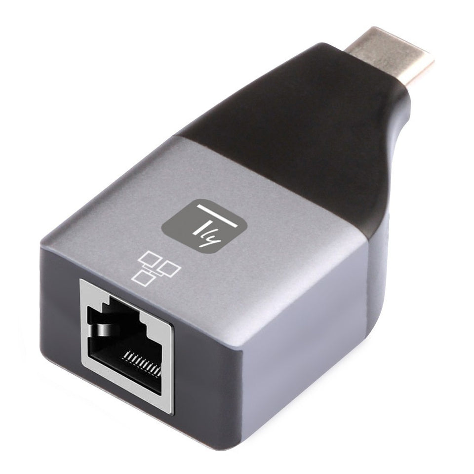 Techly IADAP USBC-ETGIGA Carte réseau Ethernet 1000 Mbit/s