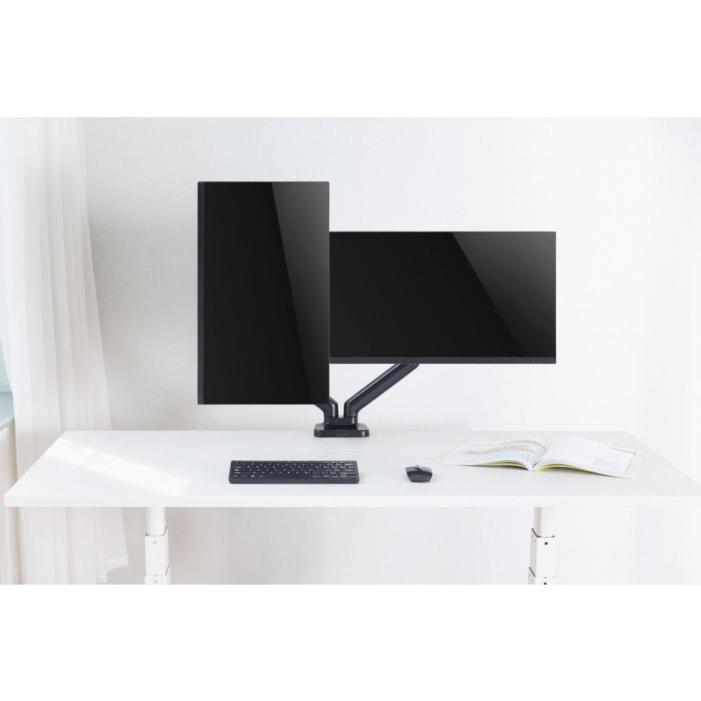 Techly ICA-LCD 462B Flachbildschirm-Tischhalterung 81,3 cm (32") Tisch/Bank Schwarz