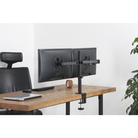 Techly ICA-LCD 582-D Flachbildschirm-Tischhalterung 81,3 cm (32") Tisch/Bank Schwarz