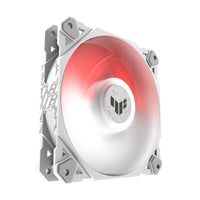 ASUS TUF GAMING TF120 ARGB WHITE EDITION Computergehäuse Luftkühlung 12 cm Weiß 1 Stück(e)
