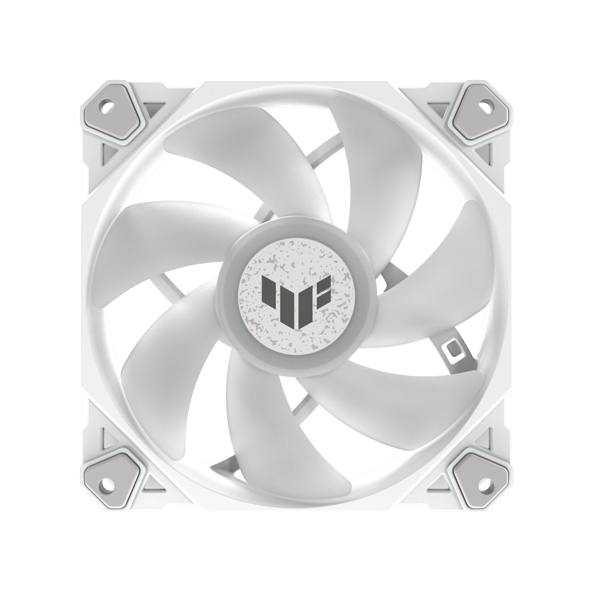 ASUS TUF GAMING TF120 ARGB WHITE EDITION Computergehäuse Luftkühlung 12 cm Weiß 1 Stück(e)