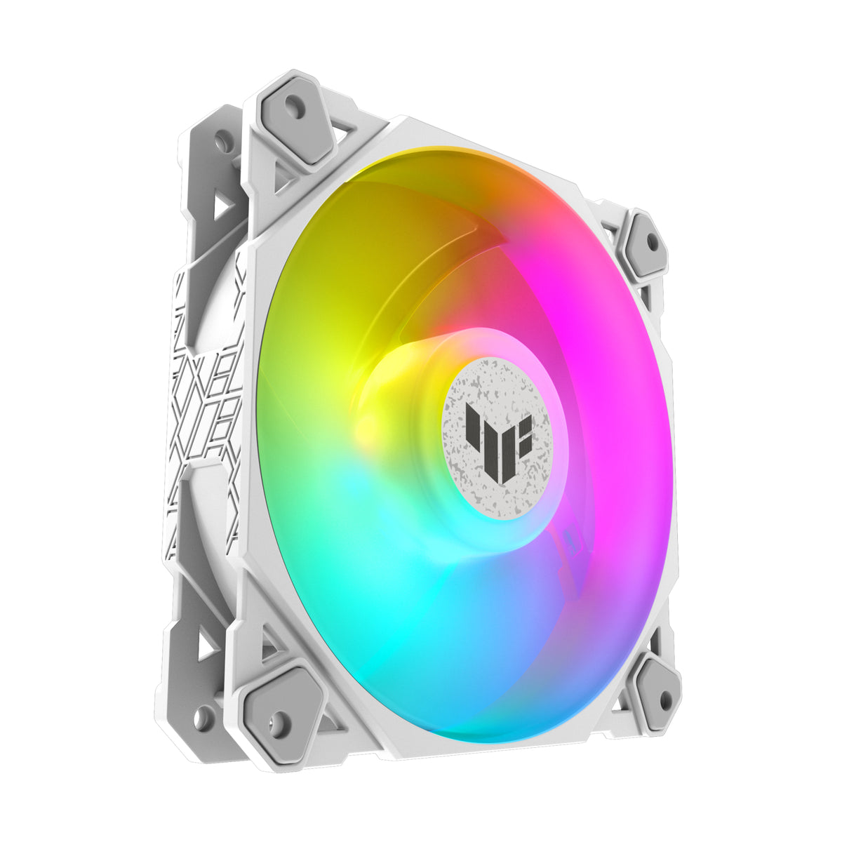 ASUS TUF GAMING TF120 ARGB WHITE EDITION 3IN1 Computergehäuse Luftkühlung 12 cm Weiß 3 Stück(e)