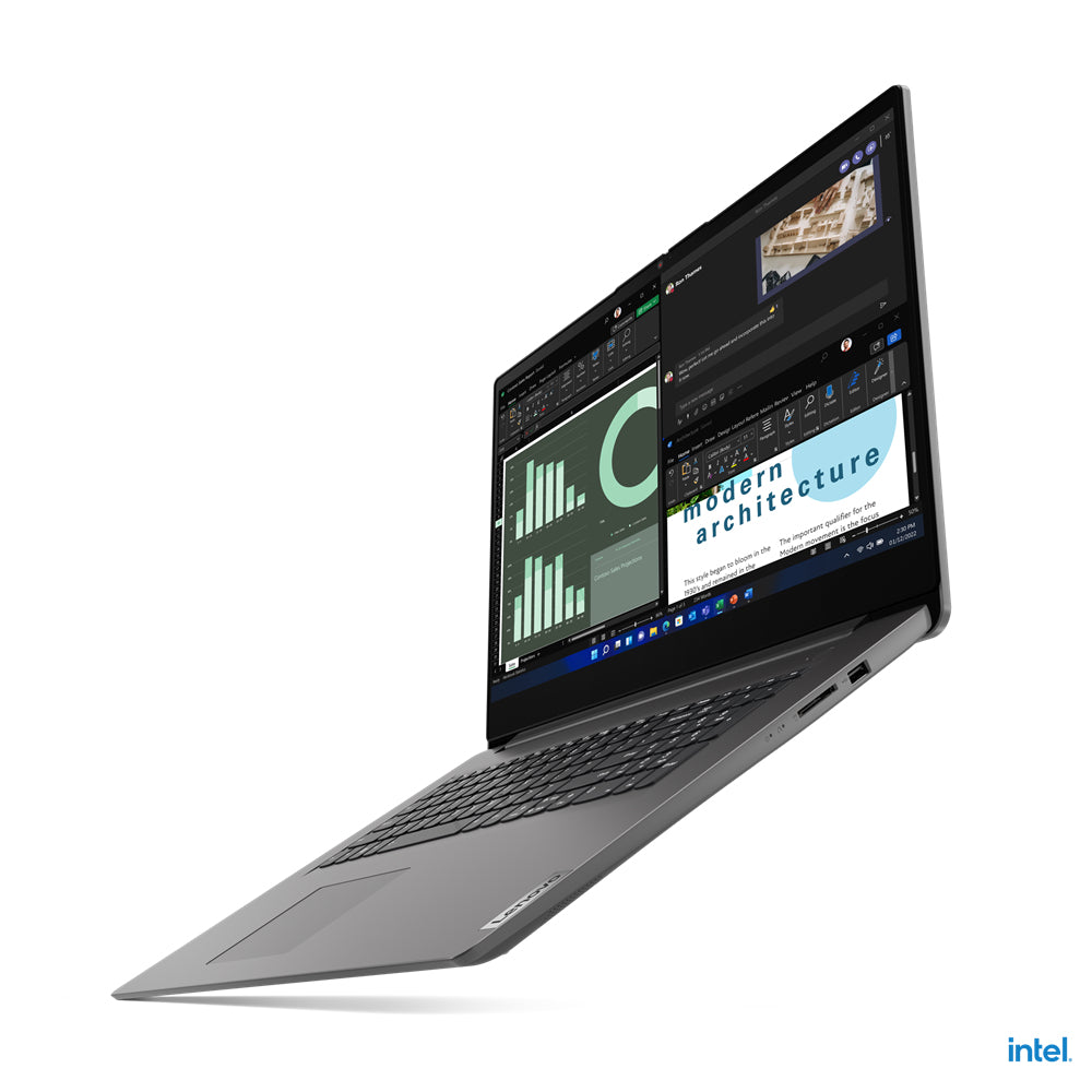 Lenovo V17 G4 IRU Intel® U U300 Laptop 43,9 cm (17.3") Full HD 8 GB DDR4-SDRAM 512 GB SSD Wi-Fi 6 (802.11ax) Windows 11 Home Grau Deutsch