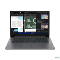 Lenovo V17 G4 IRU Intel® U U300 Laptop 43,9 cm (17.3") Full HD 8 GB DDR4-SDRAM 512 GB SSD Wi-Fi 6 (802.11ax) Windows 11 Home Deutsch Grau