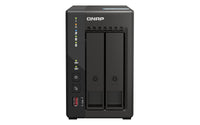 QNAP TS-253E NAS Tower Intel® Celeron® J6412 8 GB 0 TB QNAP QTS Schwarz