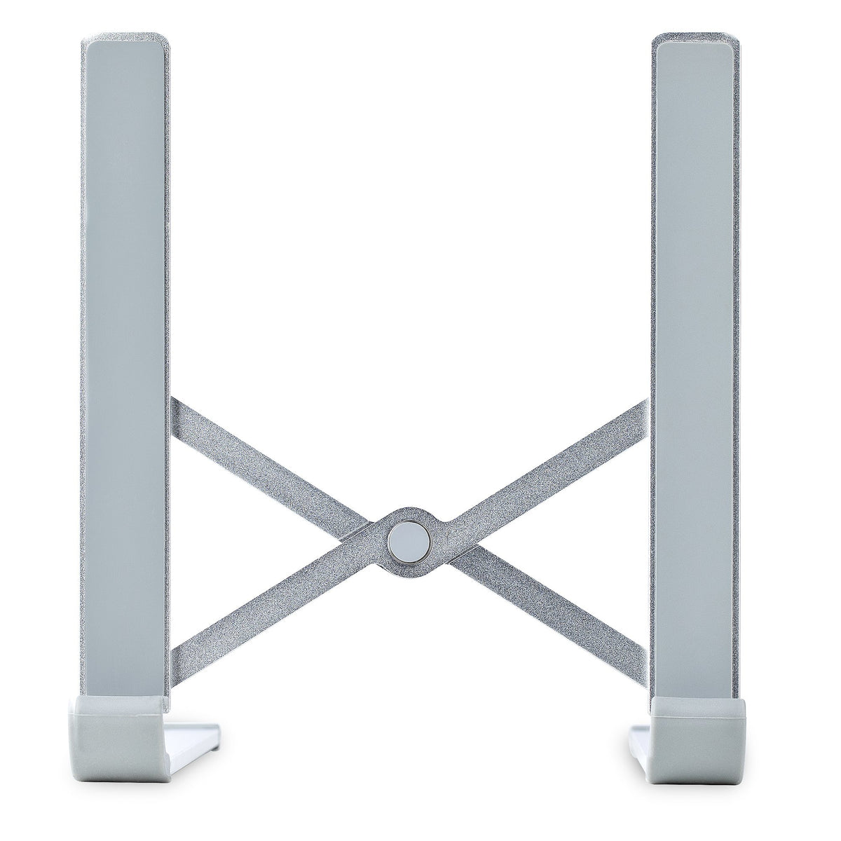 StarTech.com Foldable Laptop Stand, Portable Height Adjustable Ergonomic Laptop Riser, 10 kg Capacity, Tiltable Aluminum Laptop Holder, Notebook Stand, Swiveling Laptop Base