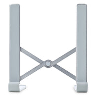 StarTech.com Faltbarer Laptop Ständer, Tragbarer Höhenverstellbarer Ergonomischer Laptopständer, Tragkraft 10 kg, Aluminium Laptophalterung neigbar, Notebook Ständer, Schwenkbare Laptop Unterlage
